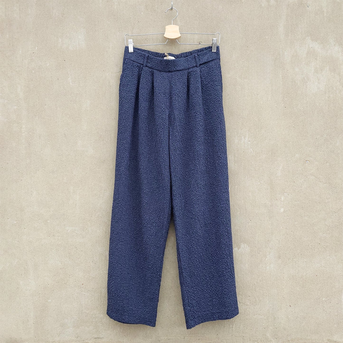 Thing sommarbyxor i bomull/viskos/lin - Navy