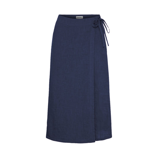 THING omlottkjol i linne – Navy