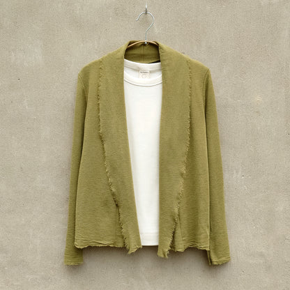 by basics kort ullkofta med sjalkrage - Moss