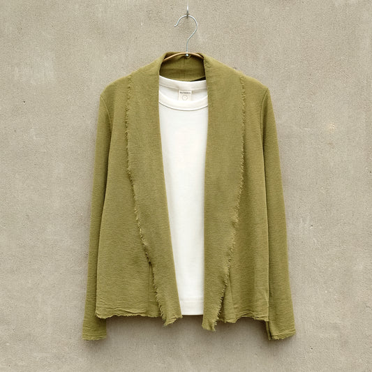 by basics kort ullkofta med sjalkrage - Moss