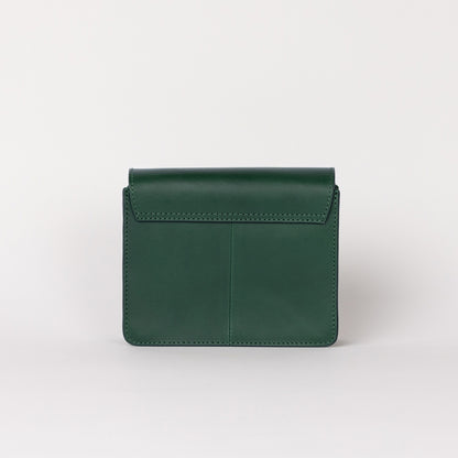 O My Bag AUDREY Mini PINE GREEN - handväska i äkta läder