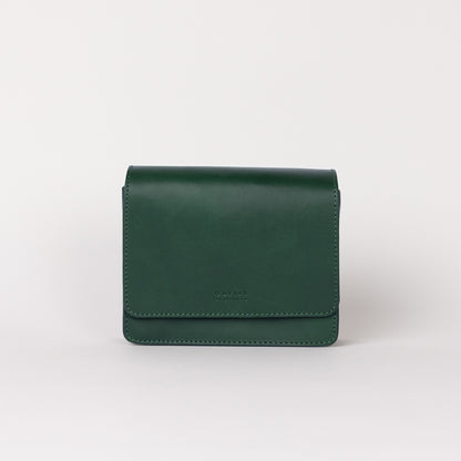 O My Bag AUDREY Mini PINE GREEN - handväska i äkta läder
