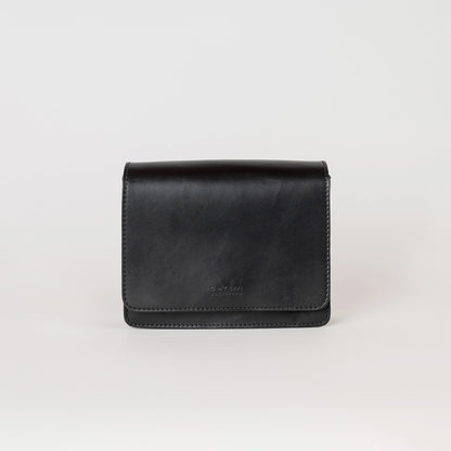 O My Bag AUDREY Mini BLACK - väska i äkta läder