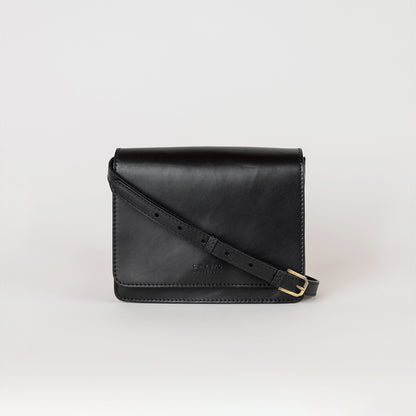 O My Bag AUDREY Mini BLACK - väska i äkta läder