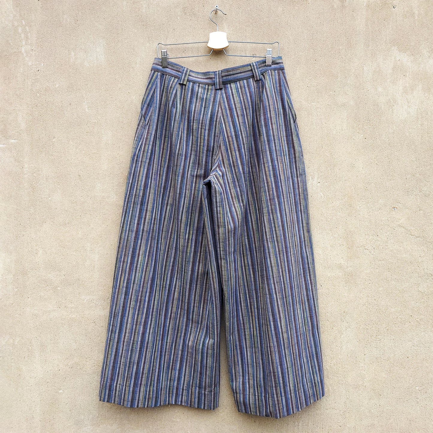 McVERDI vida byxor BETTINA - Blue Stripe