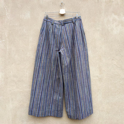 McVERDI vida byxor BETTINA - Blue Stripe