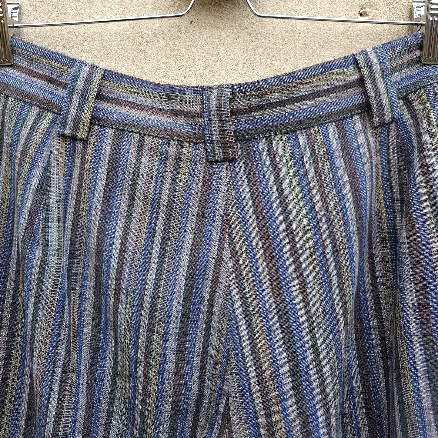 McVERDI vida byxor BETTINA - Blue Stripe