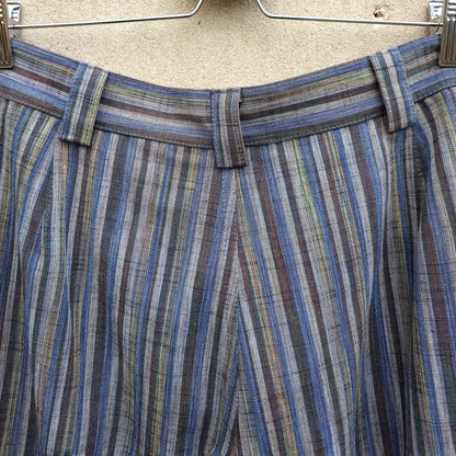 McVERDI vida byxor BETTINA - Blue Stripe