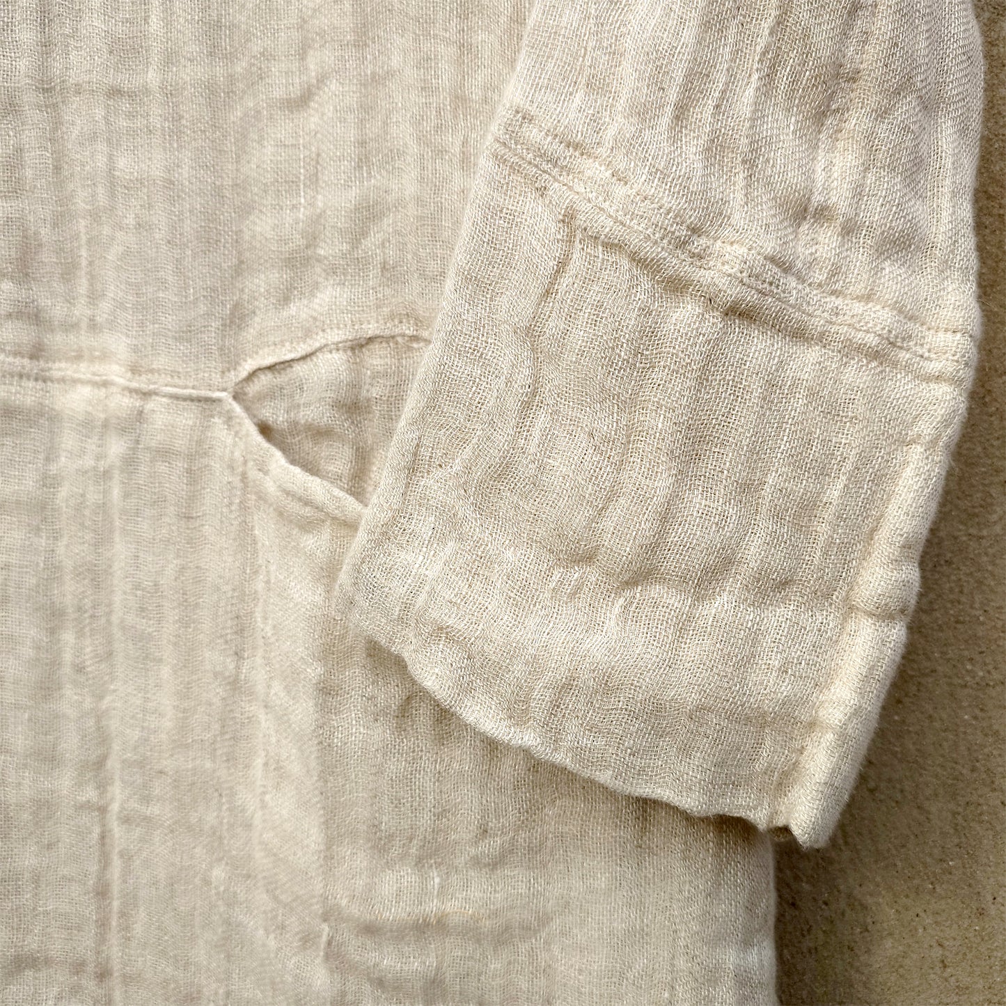 Sval tunika/klänning i luftig dubbel linneväv | Bohéme