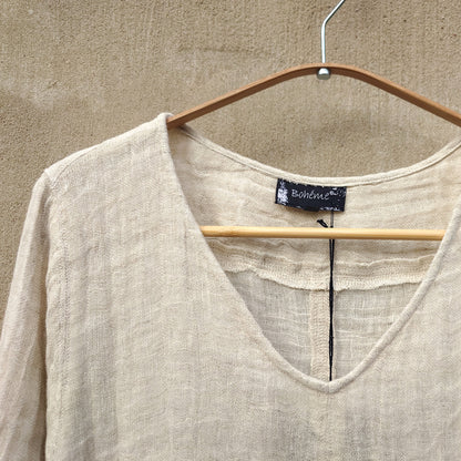 Sval tunika/klänning i luftig dubbel linneväv | Bohéme