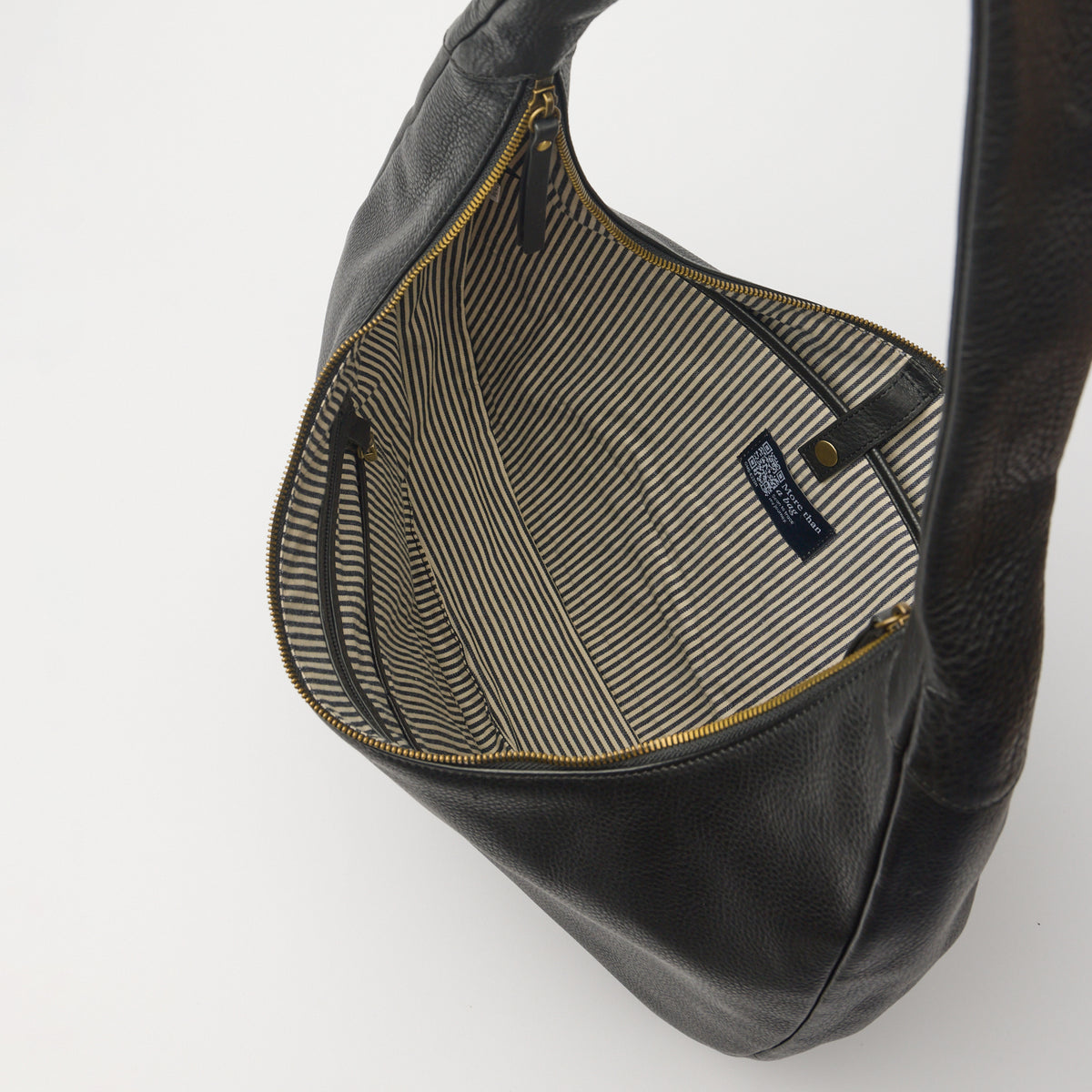 O My Bag Amsterdam COCO GRAND väska i mjukt läder - Black