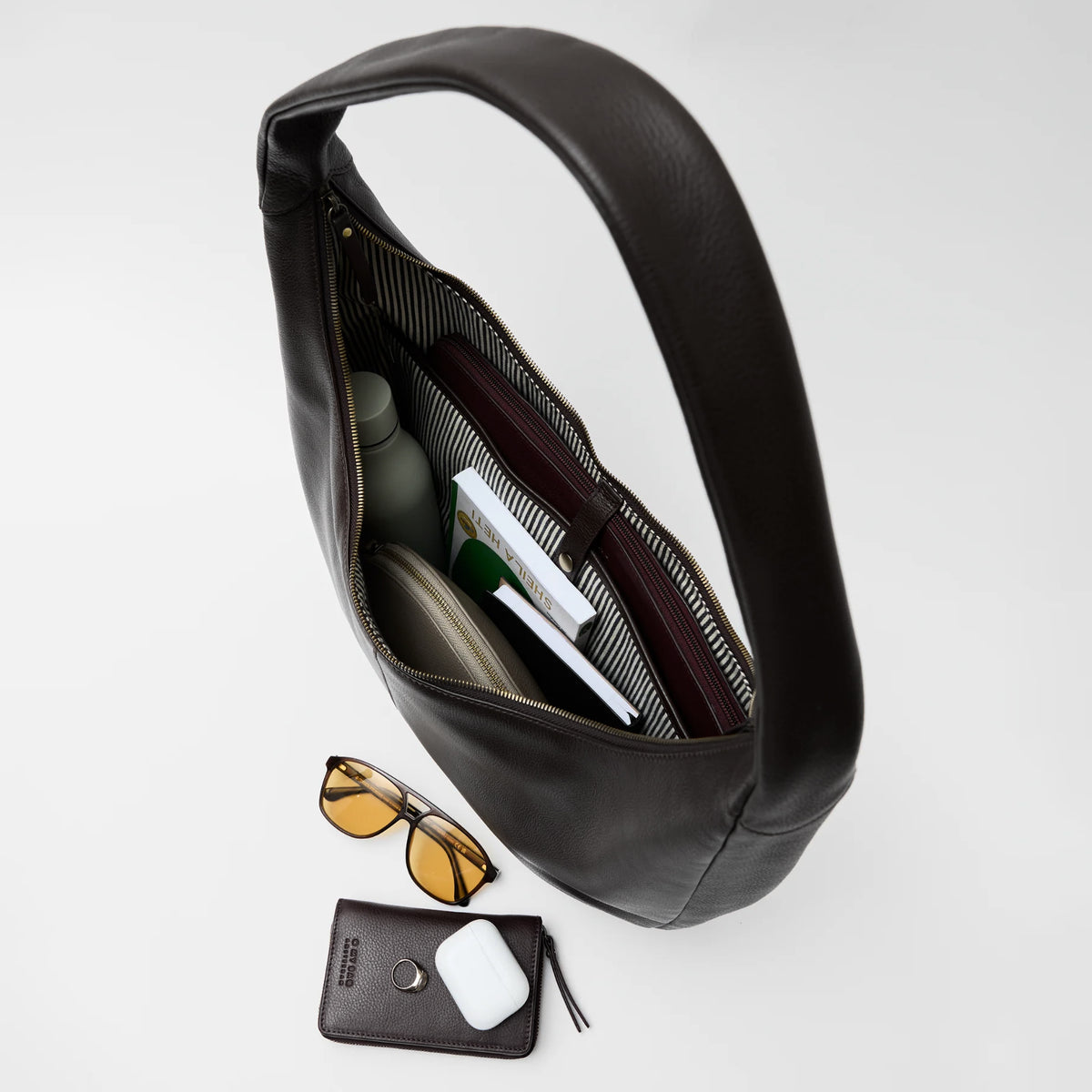 O My Bag Amsterdam COCO GRAND väska i mjukt läder - Black