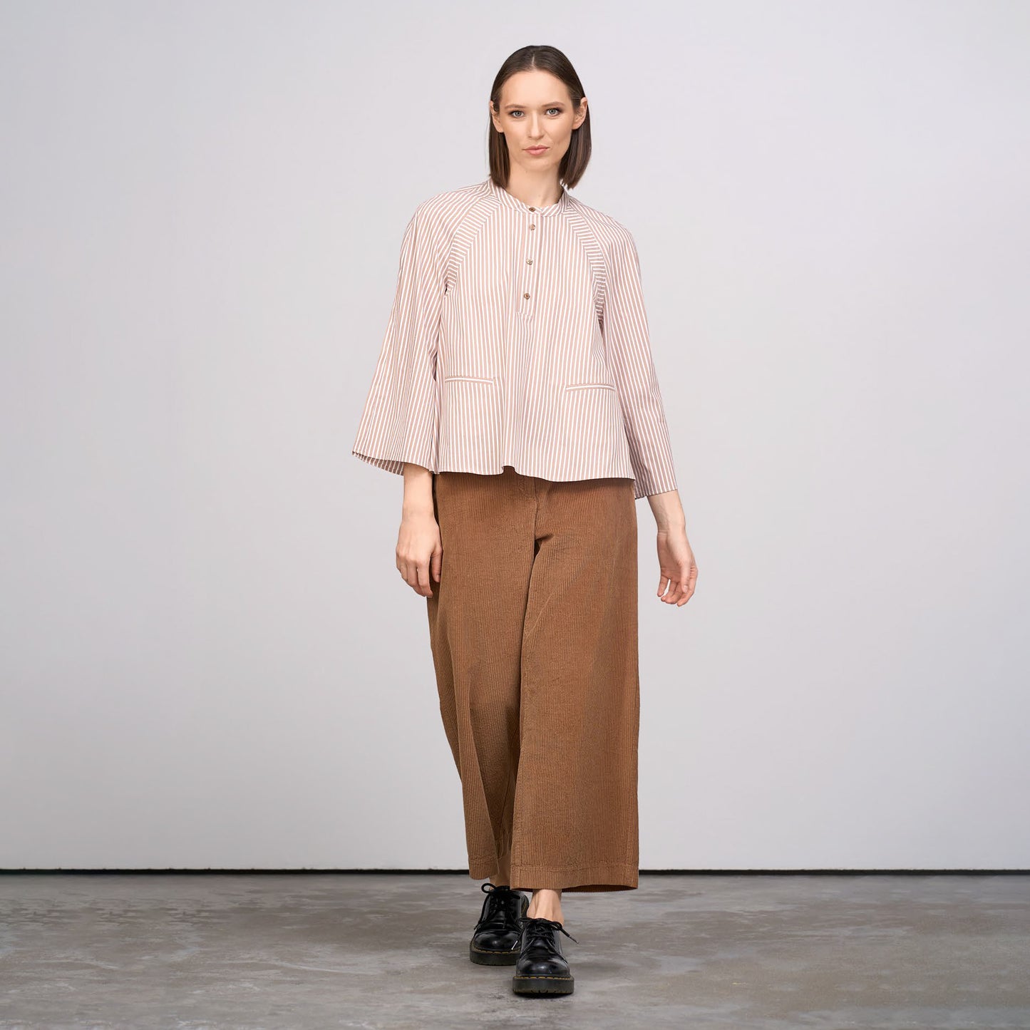 GR Nature manchesterbyxor - Camel