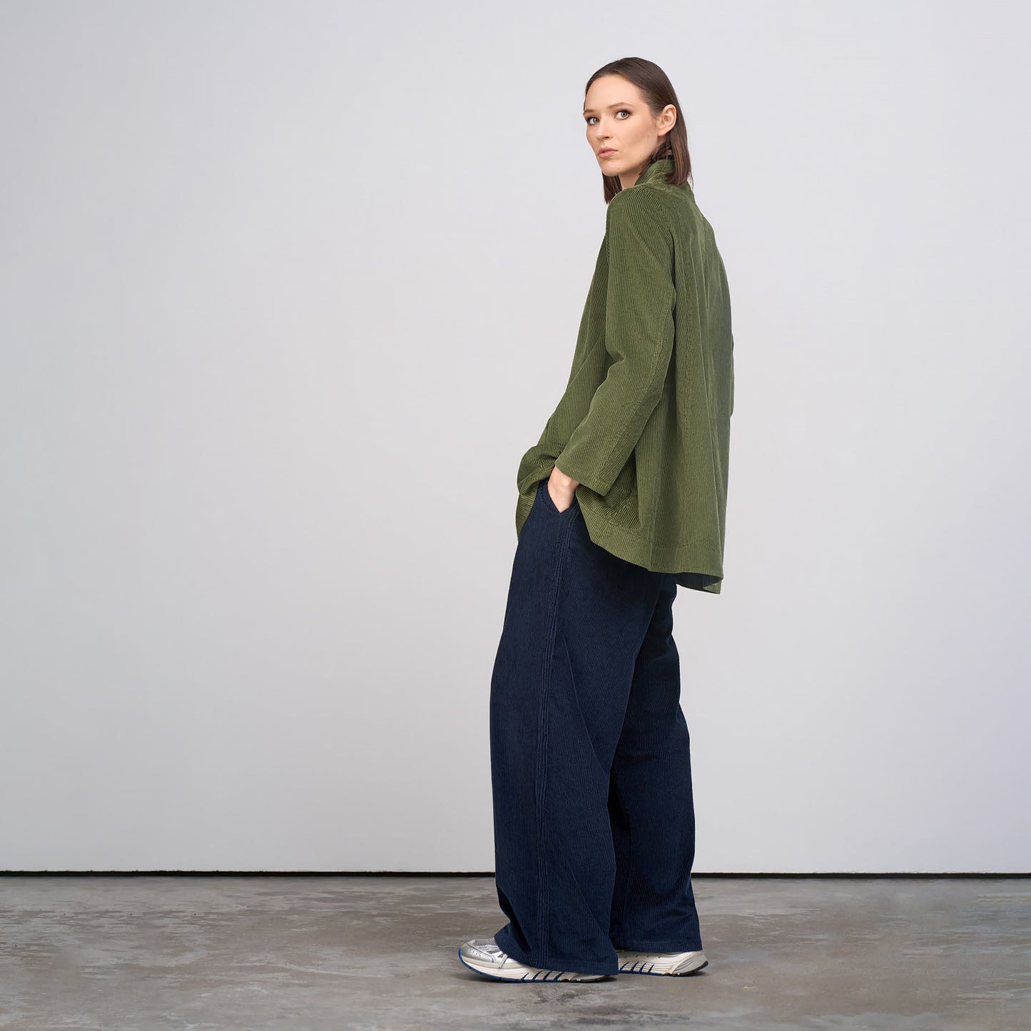 GR Nature manchesterbyxor - Navy