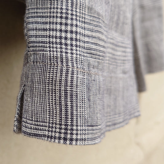 Rutiga smala linnebyxor | GR Nature