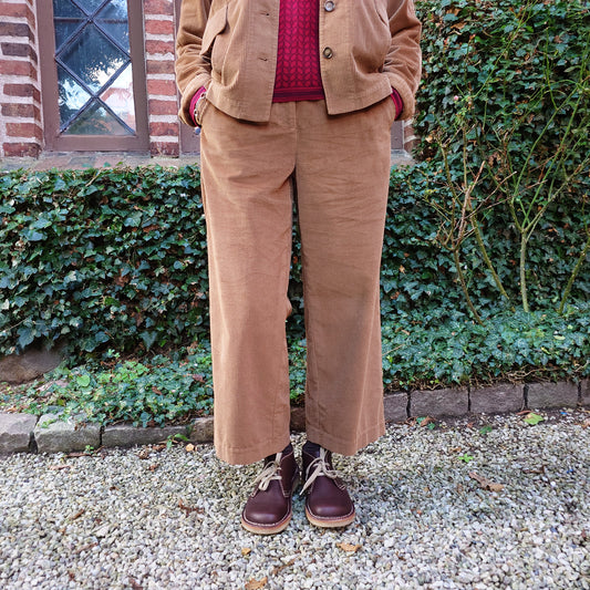 GR Nature manchesterbyxor - Camel