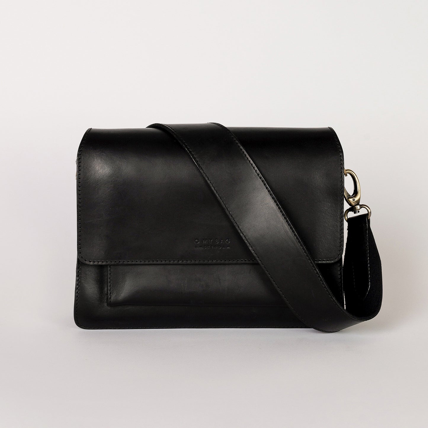 O My Bag HARPER Black - handväska i äkta läder