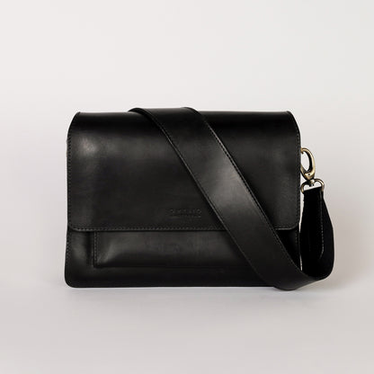 O My Bag HARPER Black - handväska i äkta läder