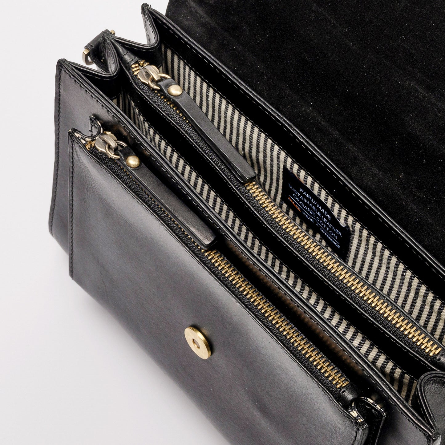 O My Bag HARPER Black - handväska i äkta läder