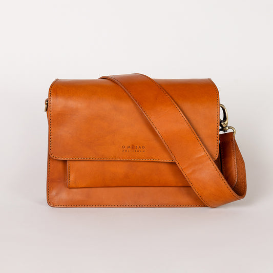 O My Bag HARPER handväska i läder - Cognac