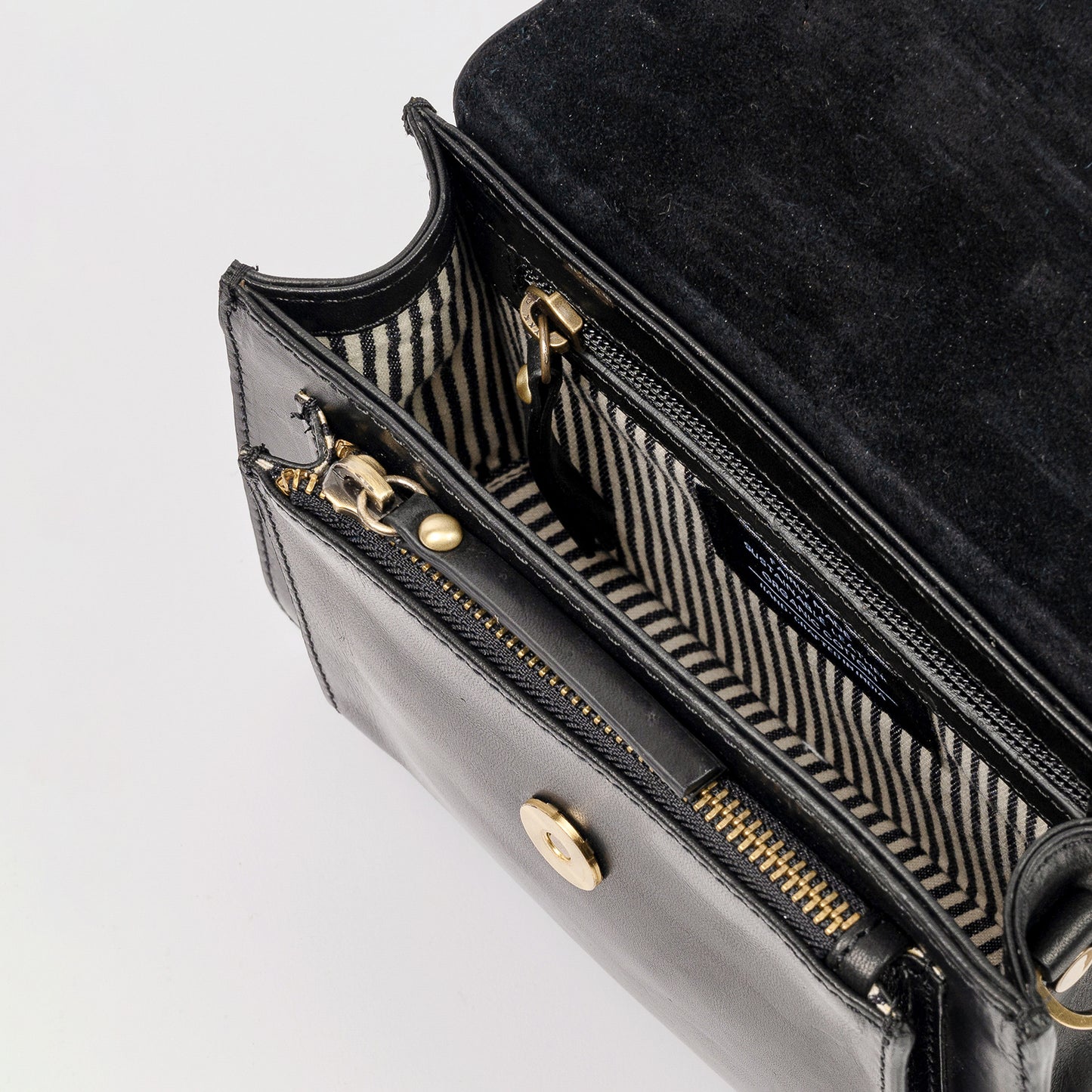 O My Bag HARPER MINI handväska i läder - Black