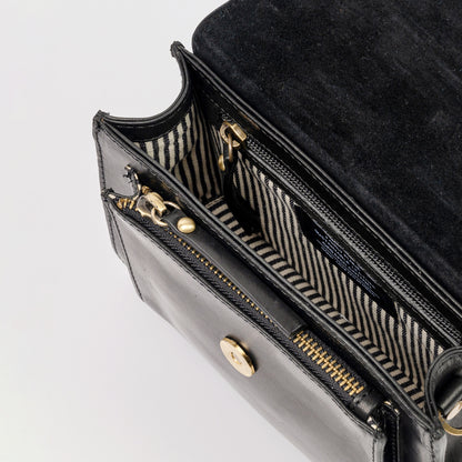 O My Bag HARPER MINI handväska i läder - Black