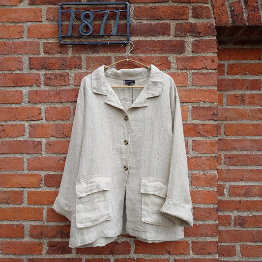 Bohéme linnejacka - Herringbone