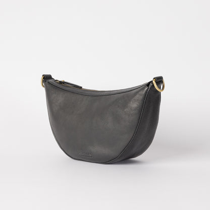 O My Bag LEO handväska i mjukt läder - Black