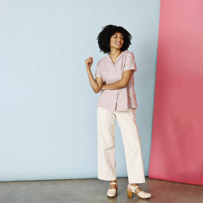 McVerdi LOTTE Jeans - Naturvit Cotton Canvas