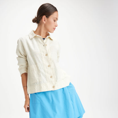 OWN linnejacka - Black Coffee