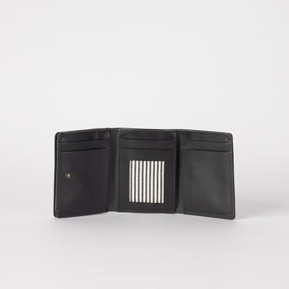 O My Bag OLLIE plånbok i äkta läder - Black
