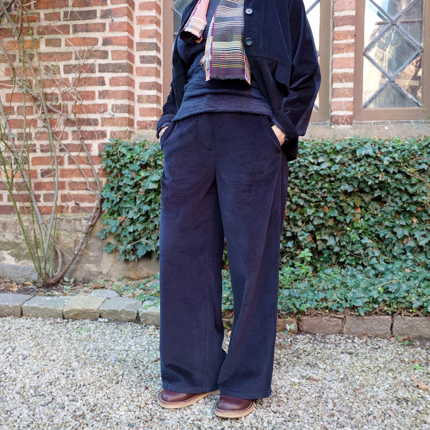 GR Nature manchesterbyxor - Navy