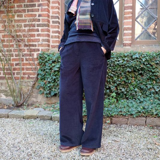 GR Nature manchesterbyxor - Navy