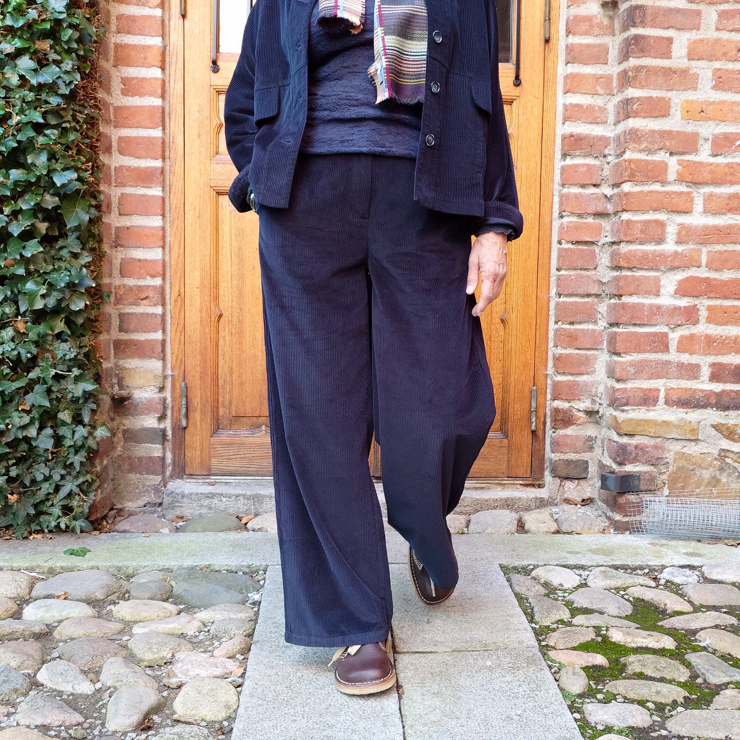 GR Nature manchesterbyxor - Navy