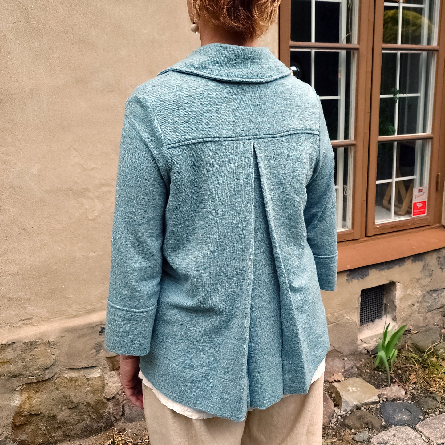 Swagger i merinoull - Arctic Blue