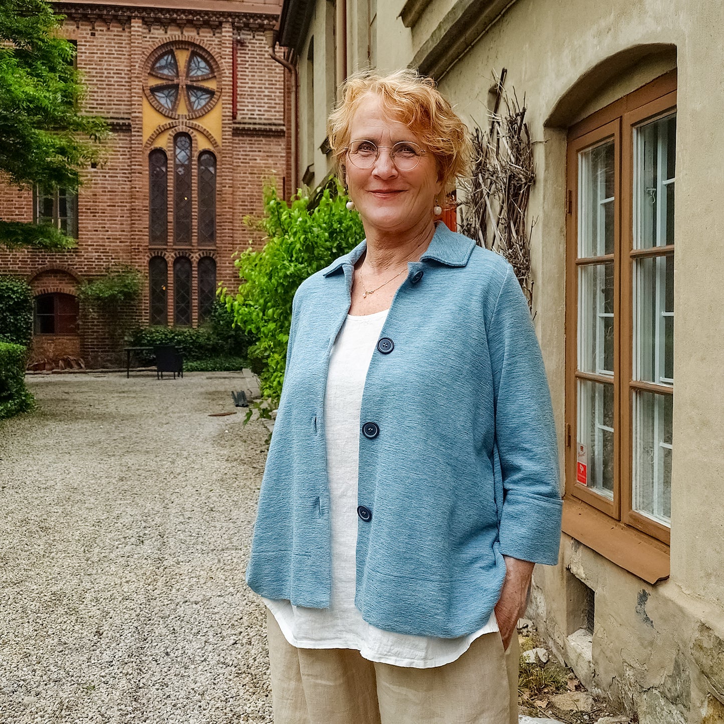 Swagger i merinoull - Arctic Blue