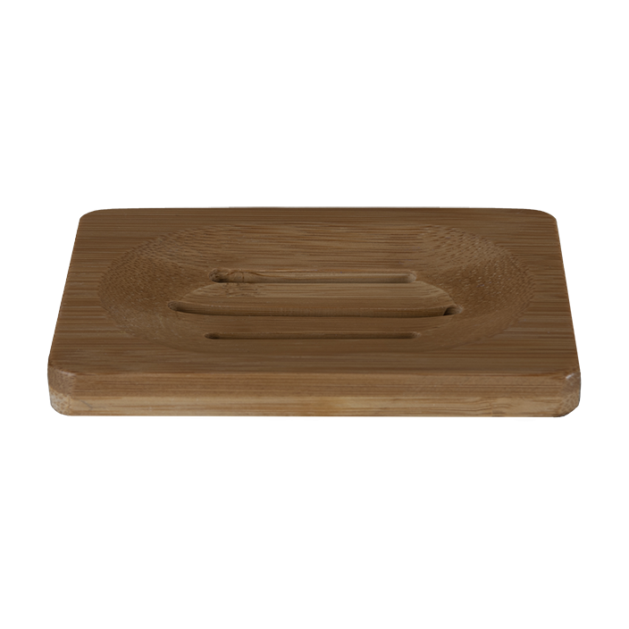 Tvålkopp i bambu - Dubbel