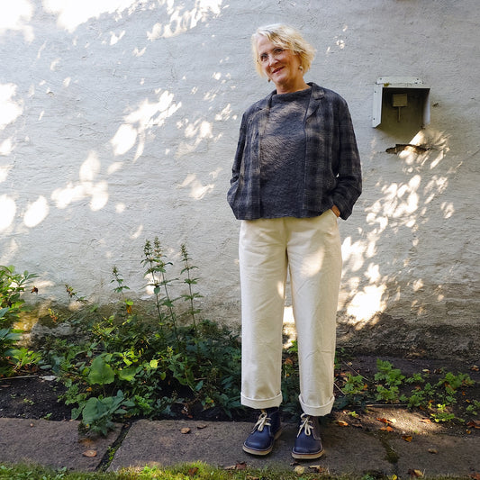 McVerdi LOTTE Jeans - Naturvit Cotton Canvas