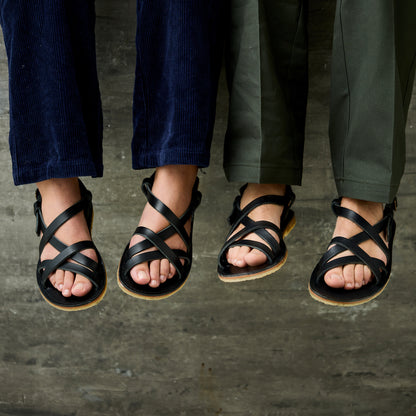 Duckfeet BORNHOLM unisex remsandal - Svart