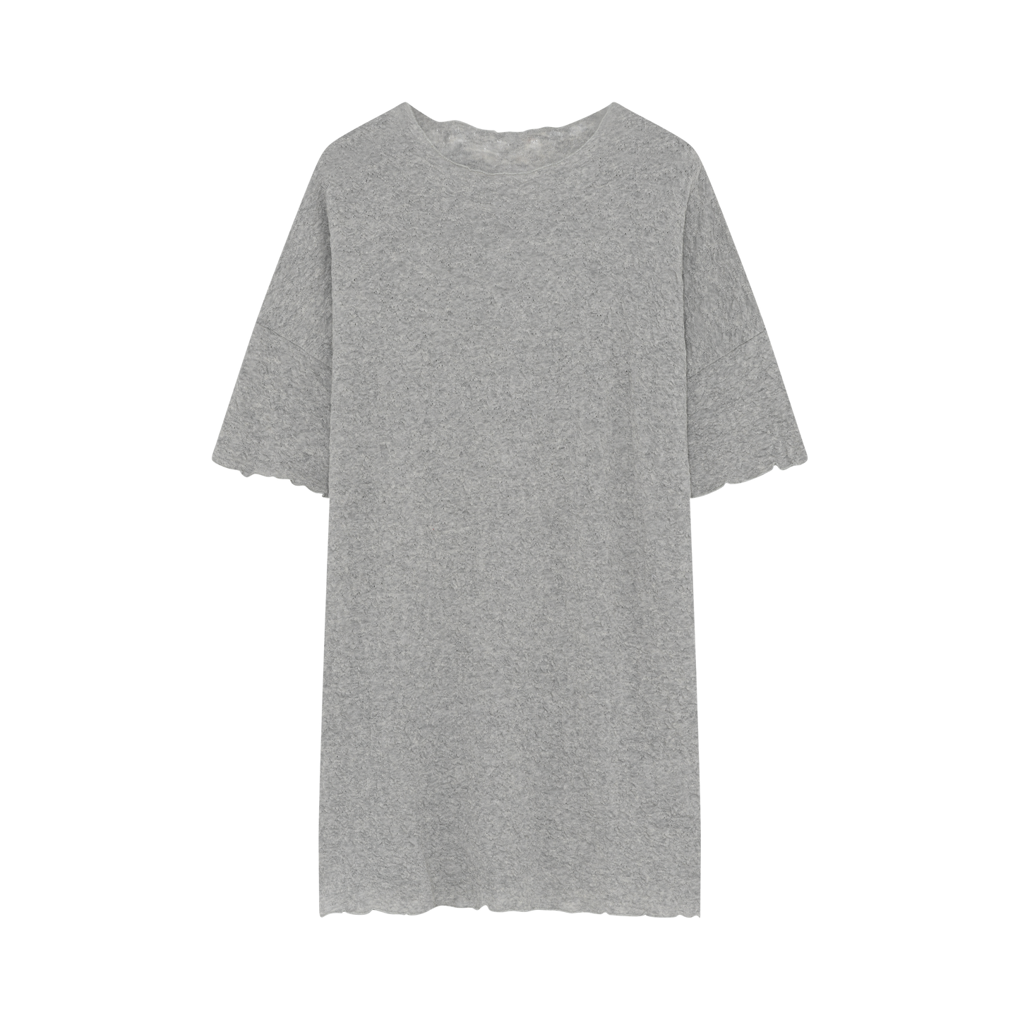 Ullklänning med kort ärm - by basics merino bubble wool