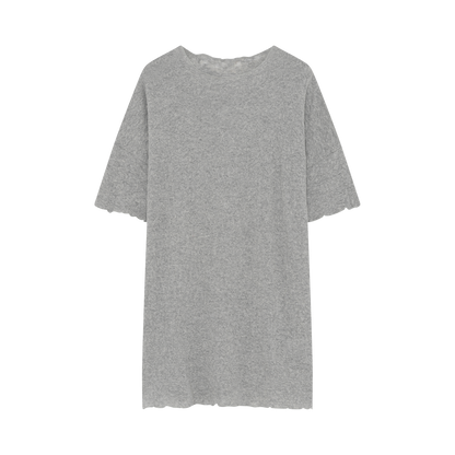 Ullklänning med kort ärm - by basics merino bubble wool