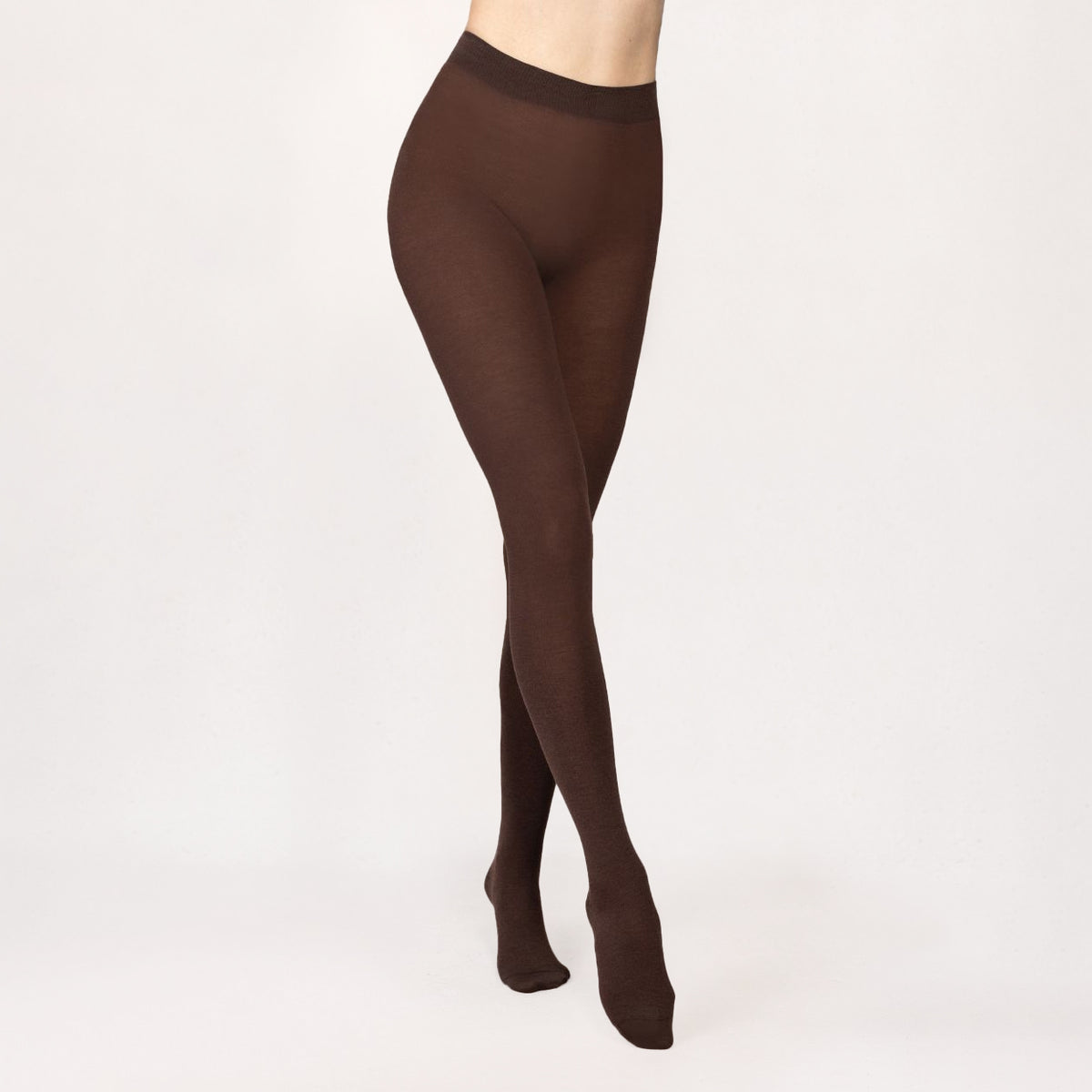 Bleuforêt Strumpbyxa merinoull - Chocolate S-L