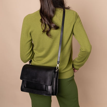 O My Bag HARPER Black - handväska i äkta läder