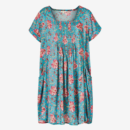 Blommig tunika i modal - Vintage Flower | Himalaya