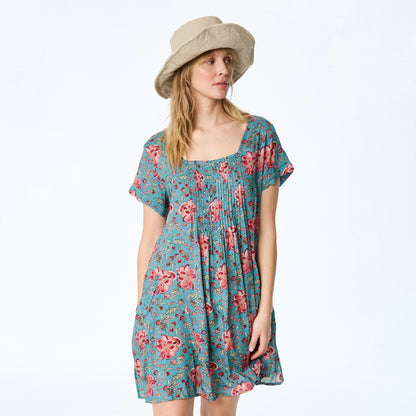 Blommig tunika i modal - Vintage Flower | Himalaya