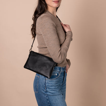 O My Bag LEXI handväska i äkta läder - Black