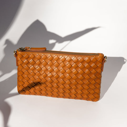 O My Bag LEXI handväska i äkta läder - Cognac