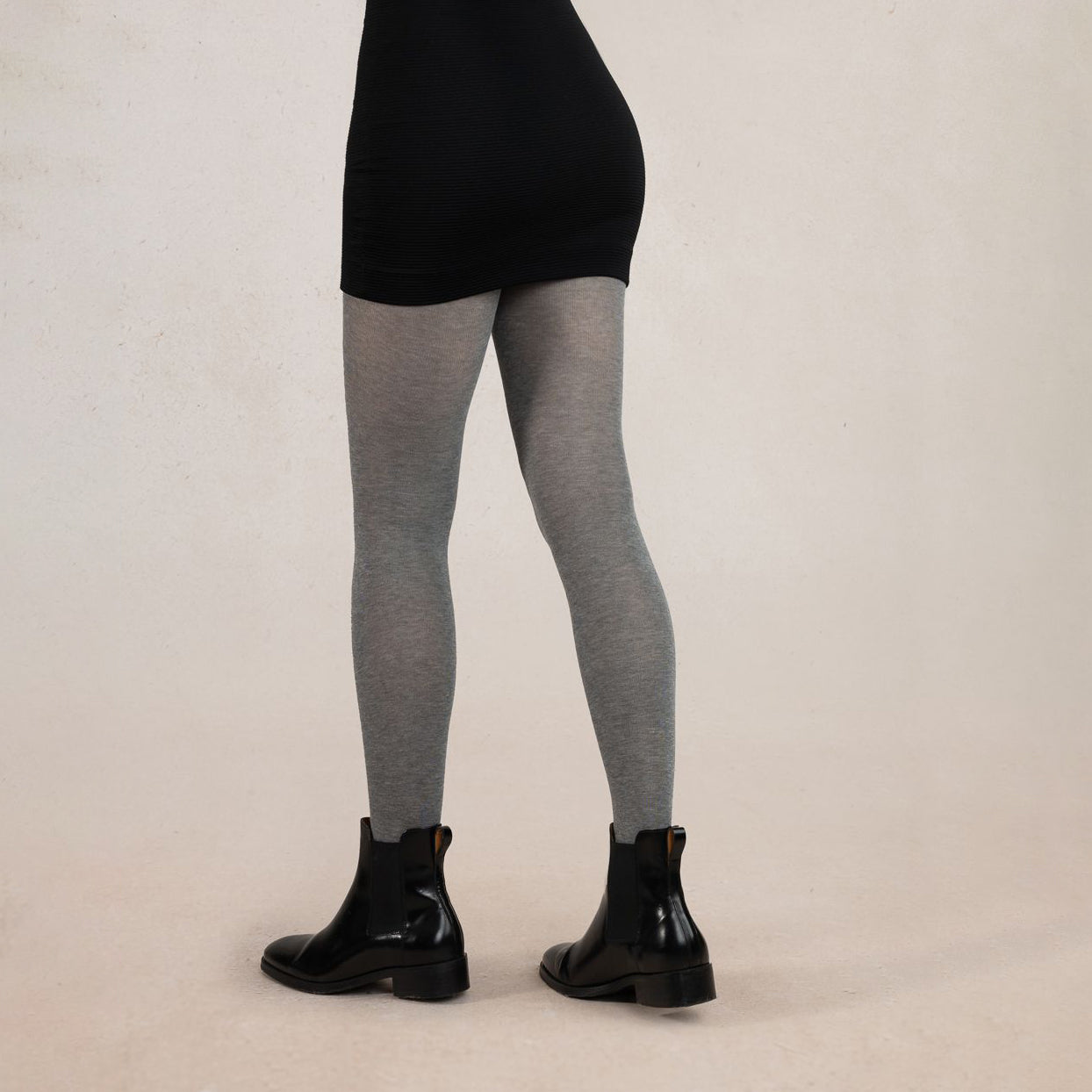 Bleuforêt strumpbyxor 97% bomull - Light Grey M-L