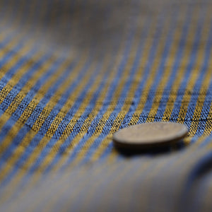 McVERDI Smalrandig jacka - Blue & Bronze