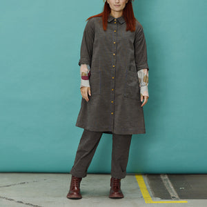McVERDI Smalrandig jacka - Blue & Bronze